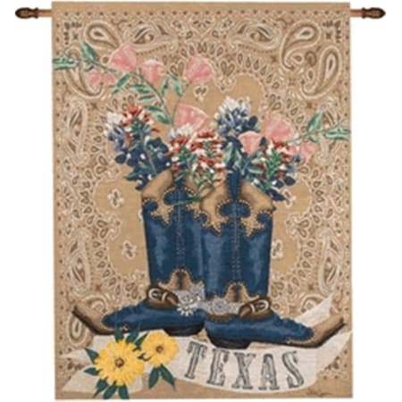 Manual Woodworkers & Weavers HWTXBB 26 X 36 In. Texas Bluebonnet Wall Hanging